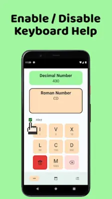 Roman Numerals android App screenshot 1